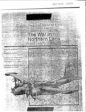 Anthony V.B., Sexton R.R. The War in Northern Laos, 1954-1973
