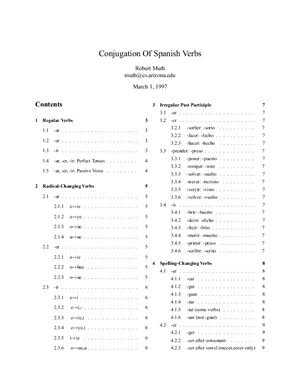 Muth Robert. Conjugation Of Spanish Verbs