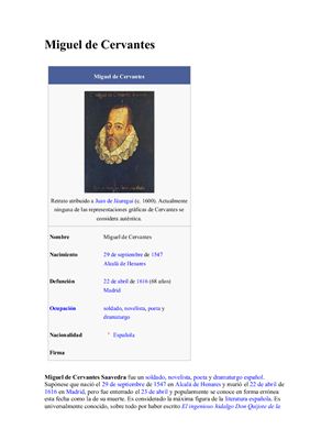 Miguel Cervantes