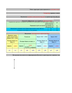 Ведомость дорожных знаков (Excel)