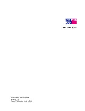 Введение в ITIL: Основные понятия (The ITIL Story)