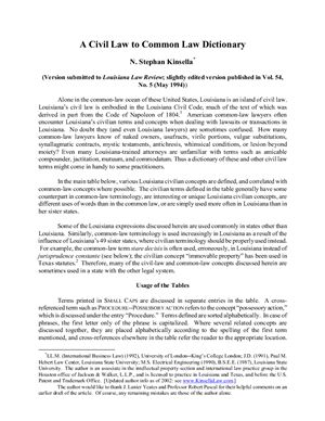 Apple James G., Deyling Robert P. A Primer on the Civil-Law System