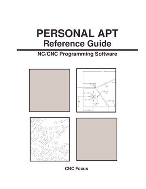 Personal APT, Reference guide, NC/CNC programming software