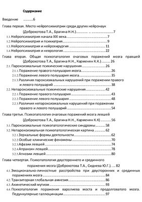 Доброхотова Т.А. Нейропсихиатрия