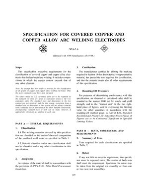 Стандарт Американского Сварочного Общества AWS A 5.6-84R/ASME SFA - 5.6 (ENG)