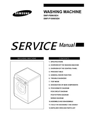 Стиральные машины SAMSUNG SWF-P8IW/XEH SWF-P10IW/XEH